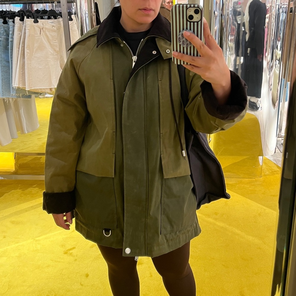 Zara Women’s Waxed Coat - Picture 5 of 8